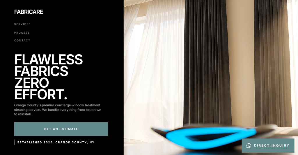 Fabricare NY: Luxury Textile Digital Showroom & Trade Portal
